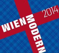 Лого фестиваля Wien Modern в 2014 году